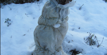 Abri pêche pour l'hiver avec du polyéthylène